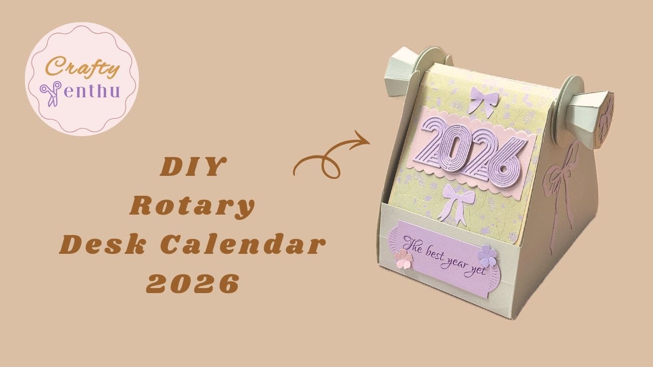 🗓️ Настольный календарь на 2026 год своими руками 🔄