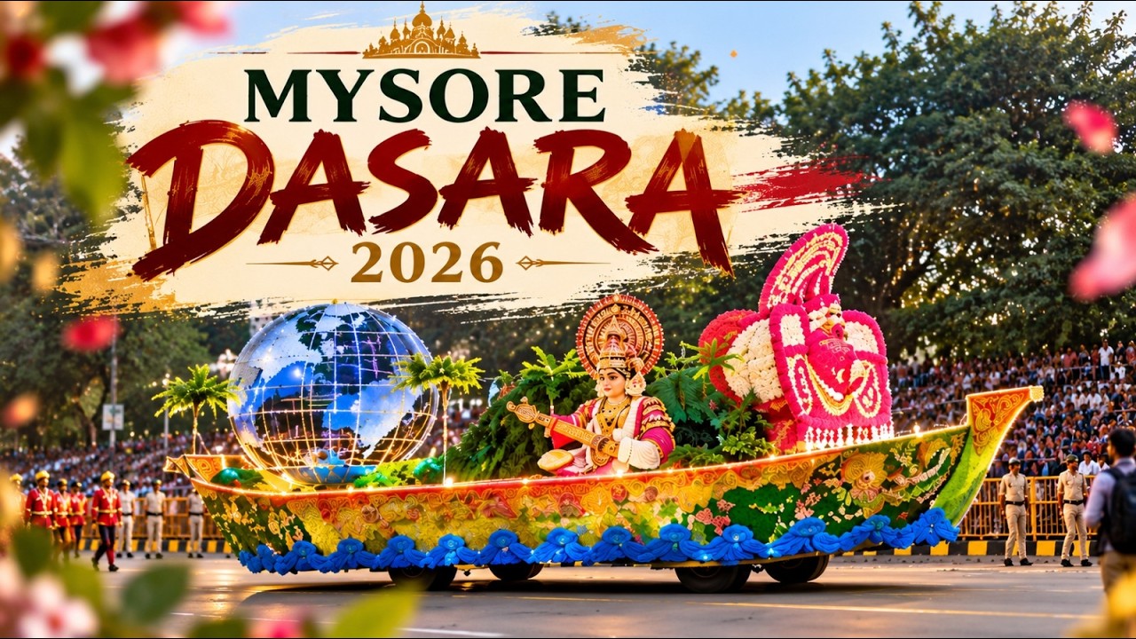 Mysuru Dasara 2026 Jamboo Savari🔥 | Golden Howdah, Ambari Elephant, Full Procession Vlog | Karnataka