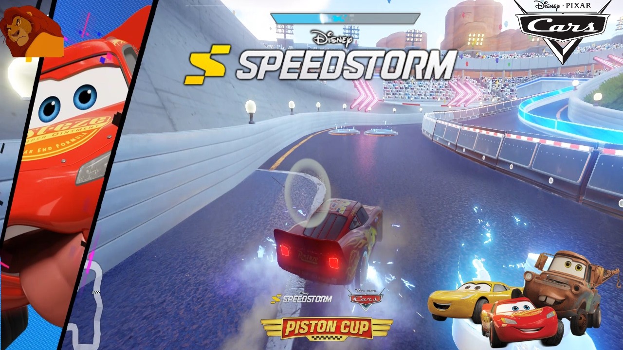 #disneyspeedstorm | Lightning McQueen Gameplay | New Piston Cup Racetrack | #disney #pixar #cars