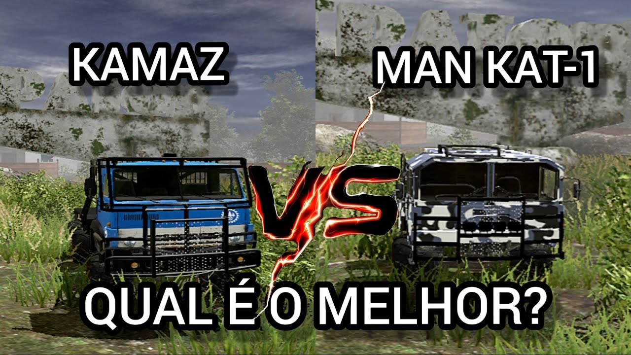 RTHD KAMAZ VS MAN KAT-1 QUAL MELHOR TESTE DE CAMINHÕES