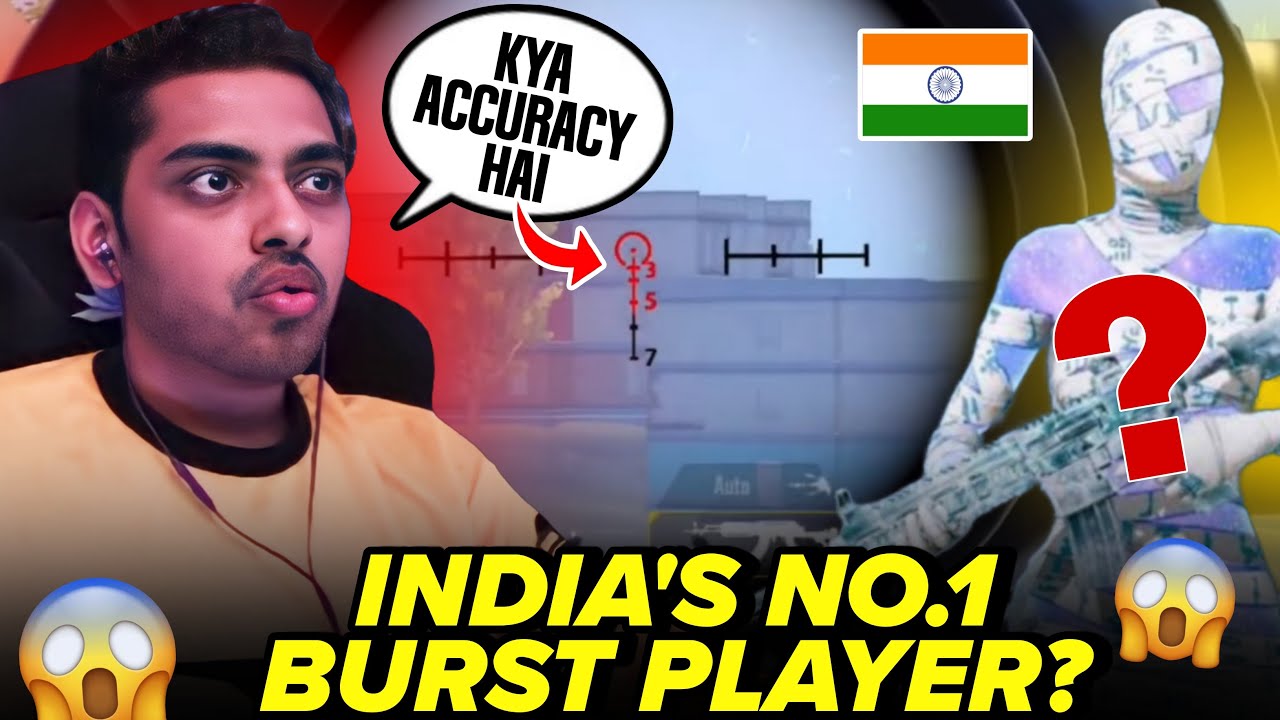 Aman Shocked By India's No.1 Burst Player Accuracy