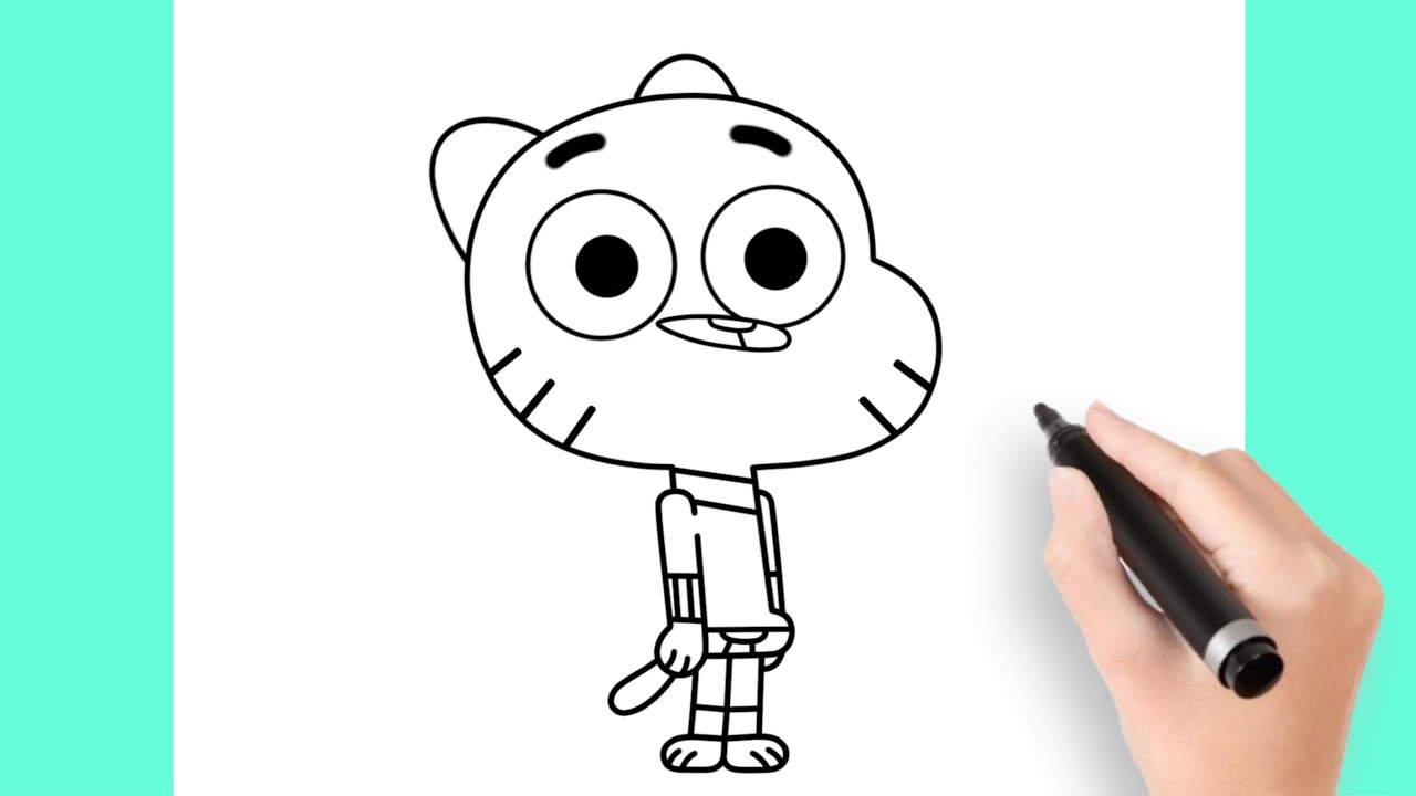 Comment dessiner Gumball du Monde Incroyable de Gumball