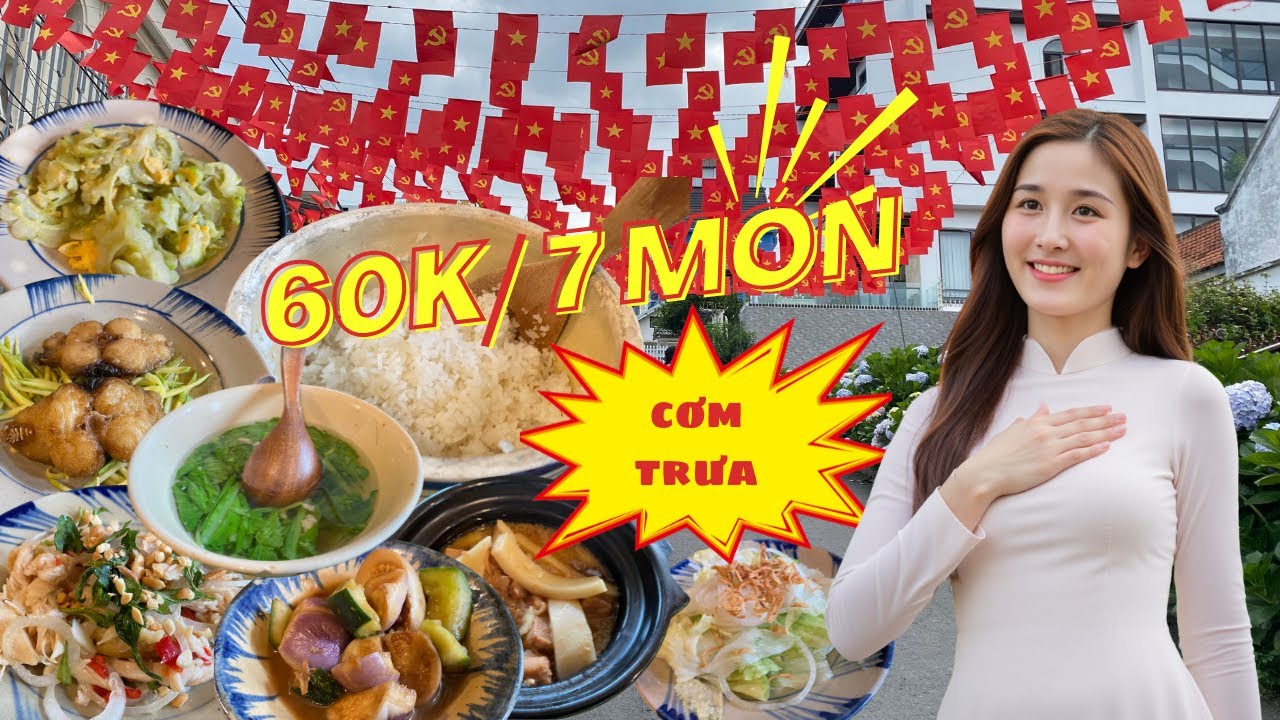 7 MÓN QUÁN CƠM TRƯA 60K NGON NHẤT ĐỊNH PHẢI THỬ