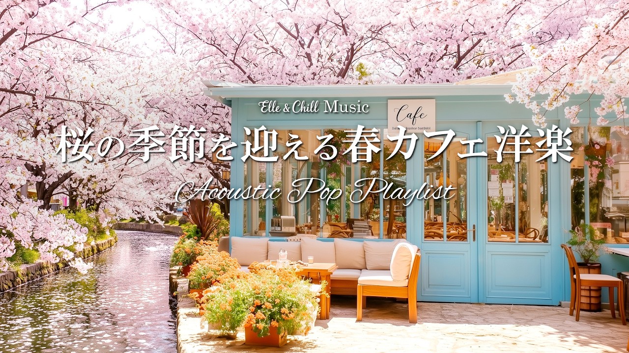 【朝カフェ洋楽】桜の似合うやわらかな☕春の朝のプレイリスト│作業用BGM｜カフェbgm｜カフェミュージック｜Chill & Relax｜Playlist｜リラックス