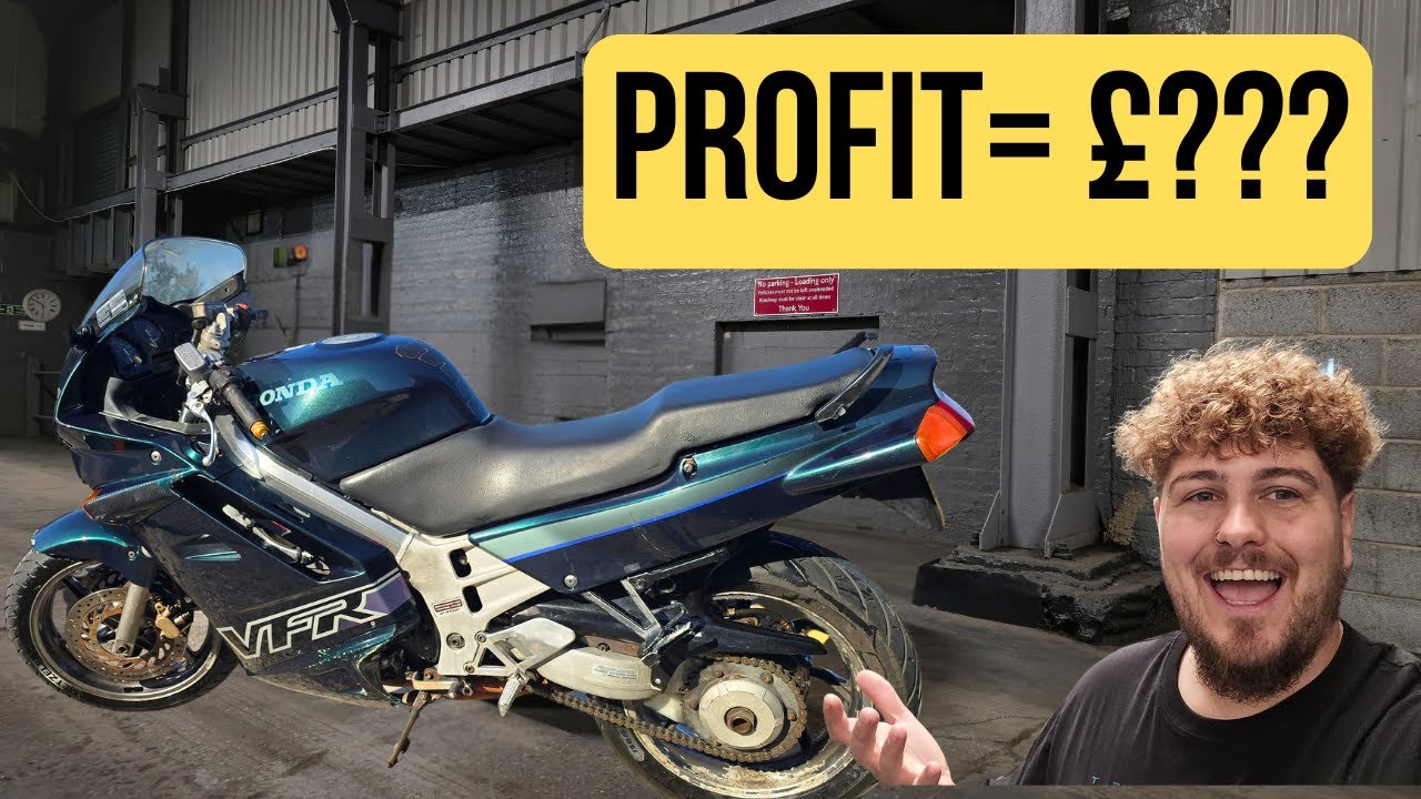 I Bought a CHEAP 1993 Honda VFR750F to Flip – Did I Make a Profit