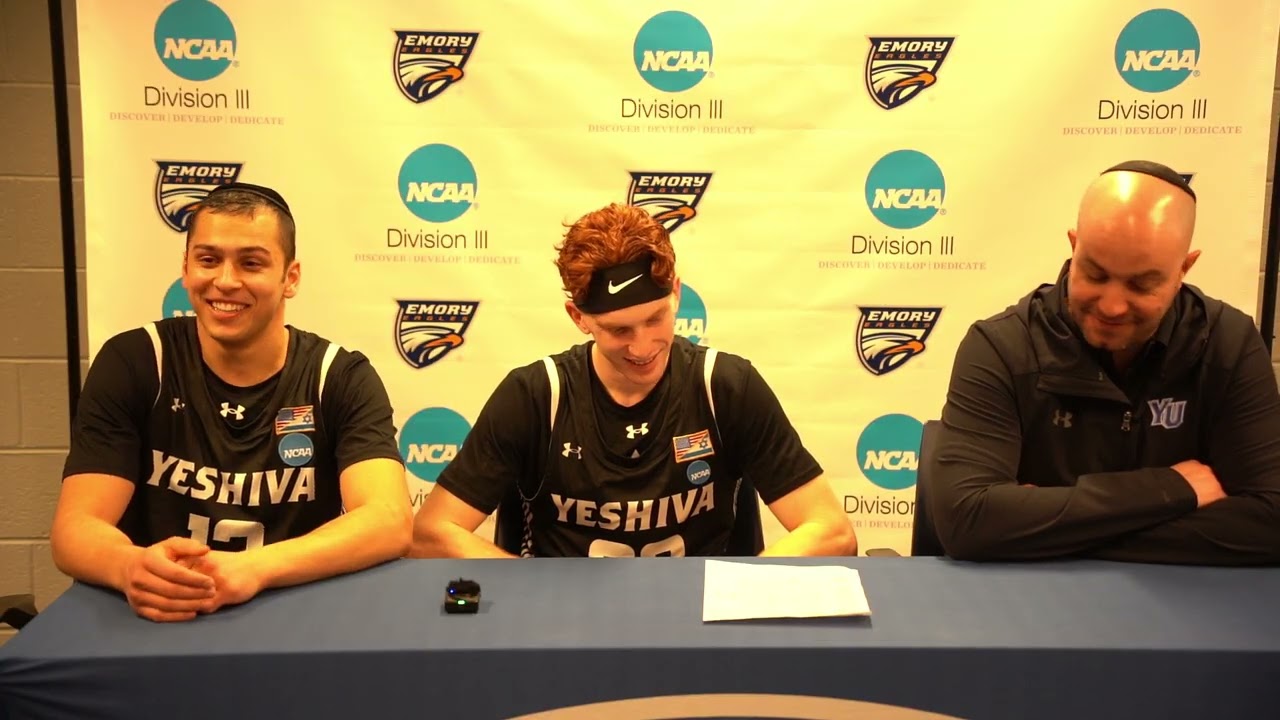 NCAA Men's Basketball Sweet 16 Postgame Press Conference - Yeshiva