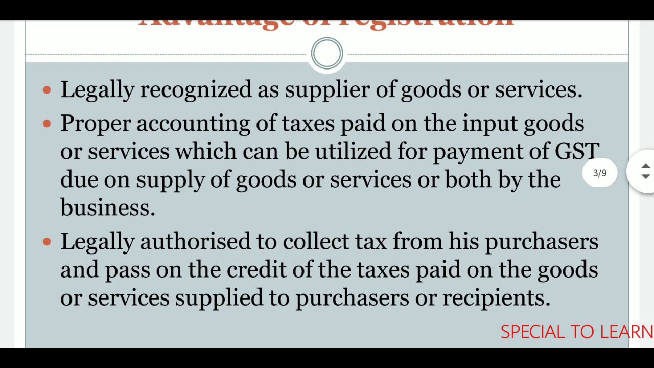 Who are the person liable for registration under GST Law
