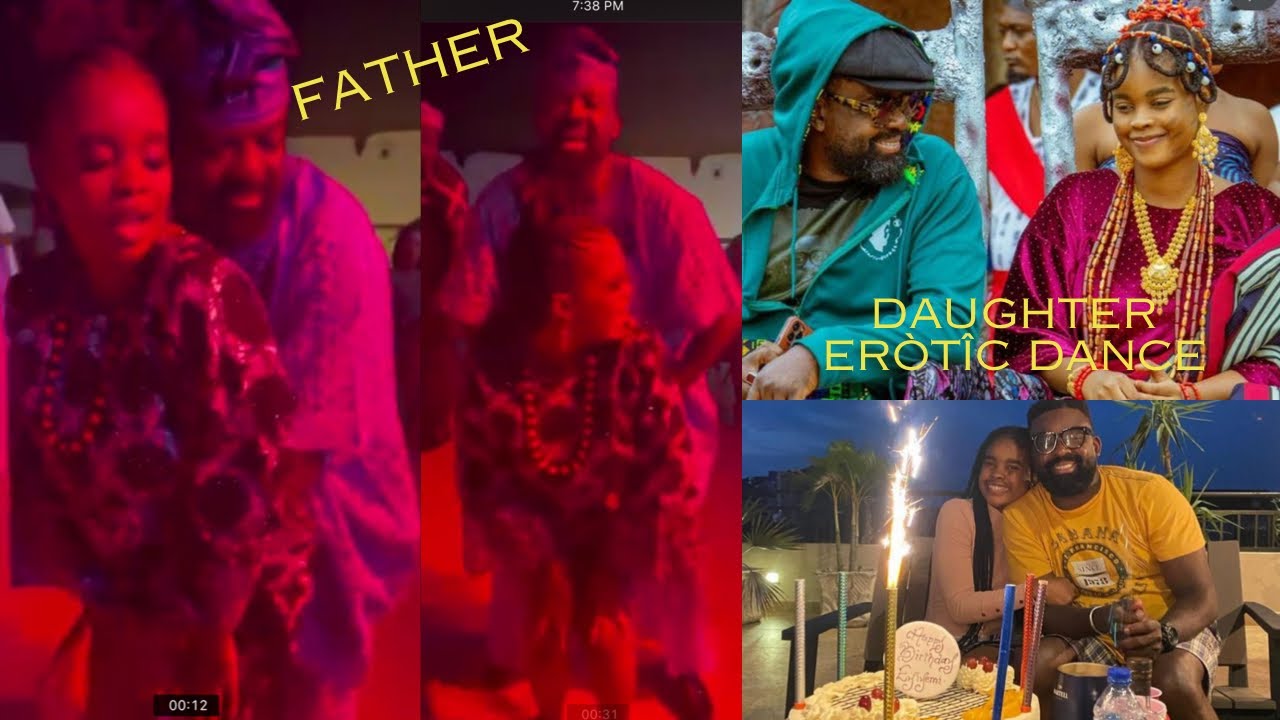 Kunle Afolayan’s Daughter Twérkś on him| Father and Daughter Wîld Dance