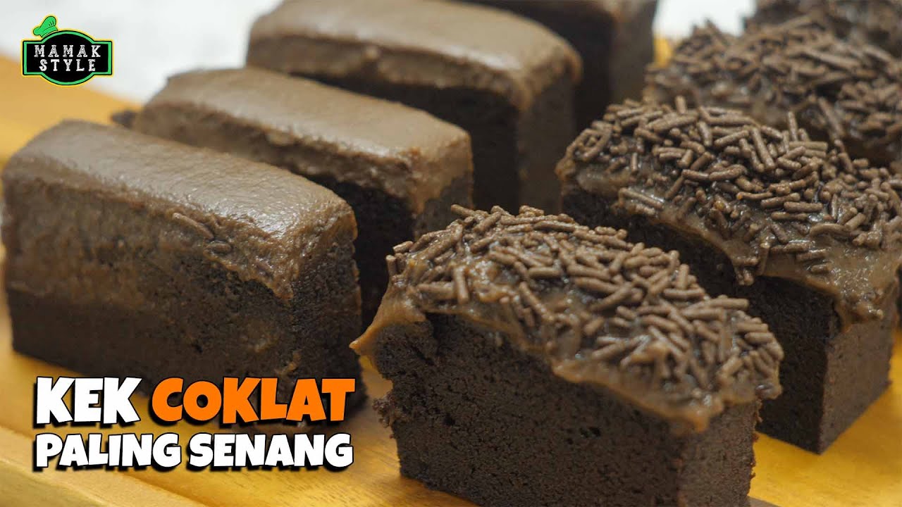 Kek Coklat | Chocolate Cake | Simple Recipes | Cooking Channel | MAMAK STYLE