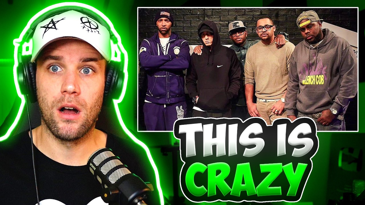 AN UNRELEASED MASTERPIECE!! | Rapper Reacts to Eminem & Slaughterhouse - Trade Off (FIRST REACTION)