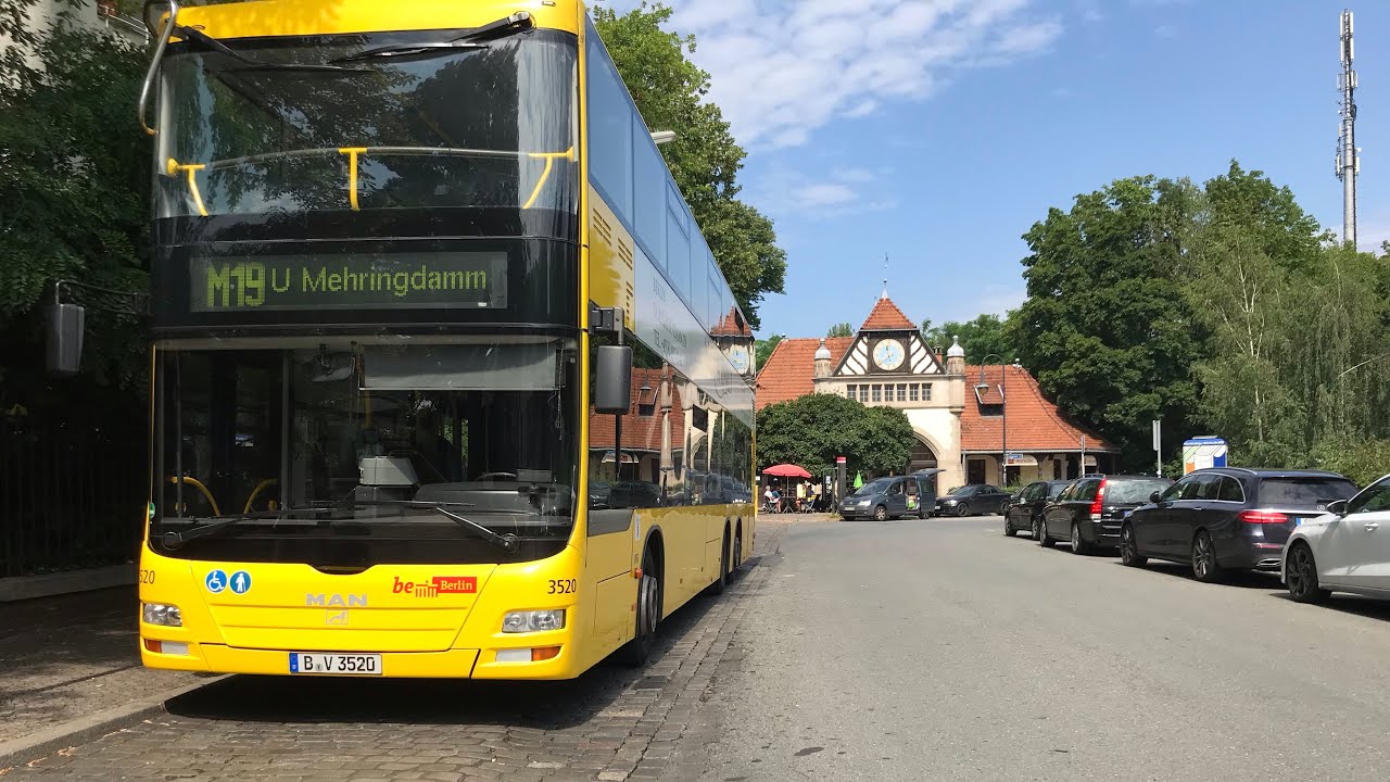 Mitfahrt mit dem NEOMAN DL 07 Auf der Linie M19 Von S Grunewald nach U Mehringdamm