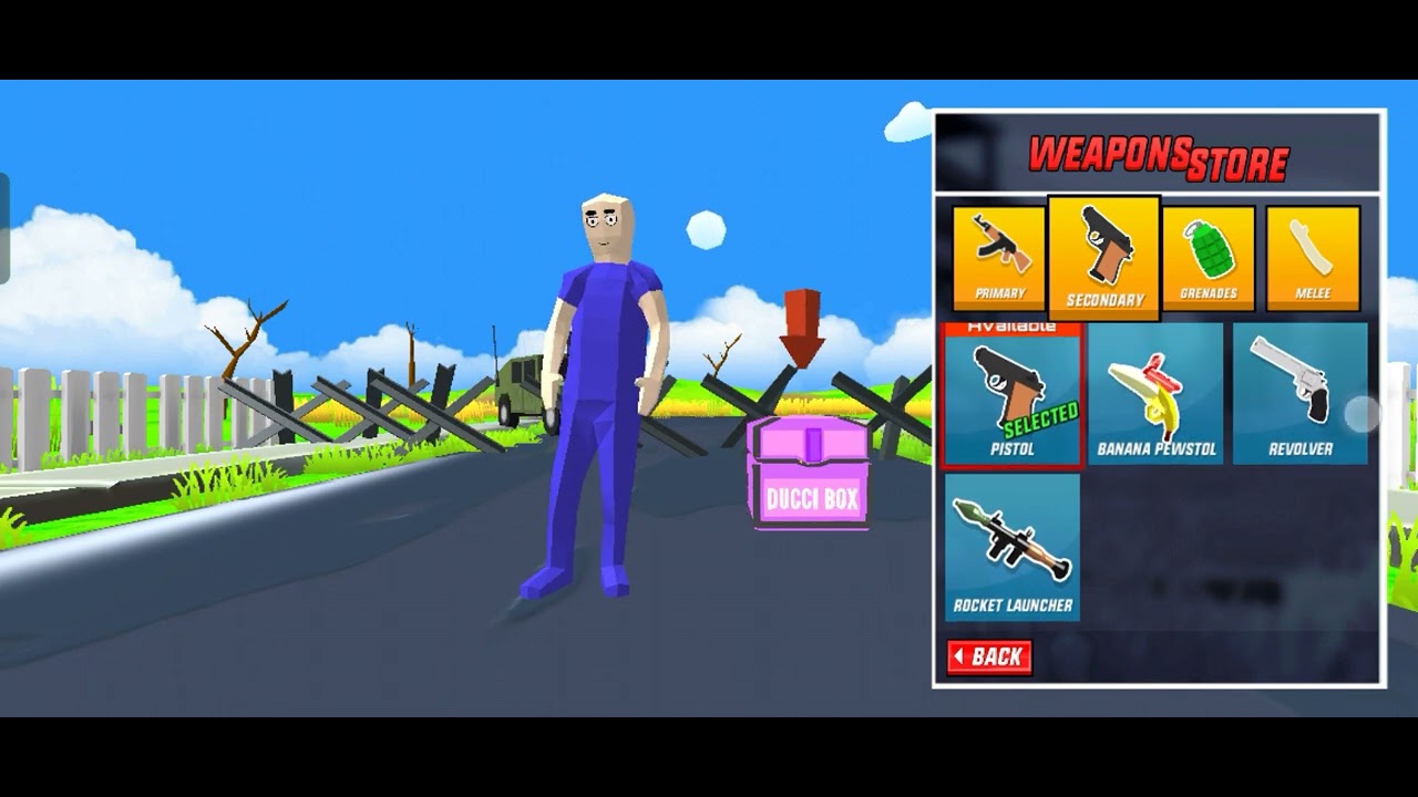 How to get the free video weapons for Dude Theft Wars Multiplayer (use my mic and record video)