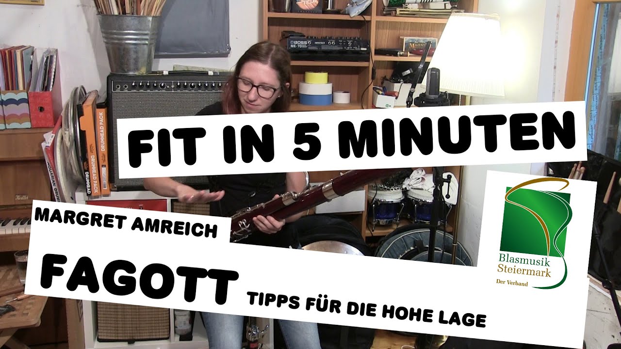 Fit in 5 Minuten: Fagott (Tipps für die hohe Lage)
