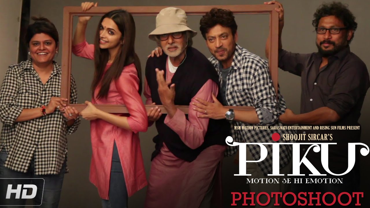 PIKU - Poster shoot | Amitabh Bachchan, Deepika Padukone, Irrfan Khan | In Cinemas Now