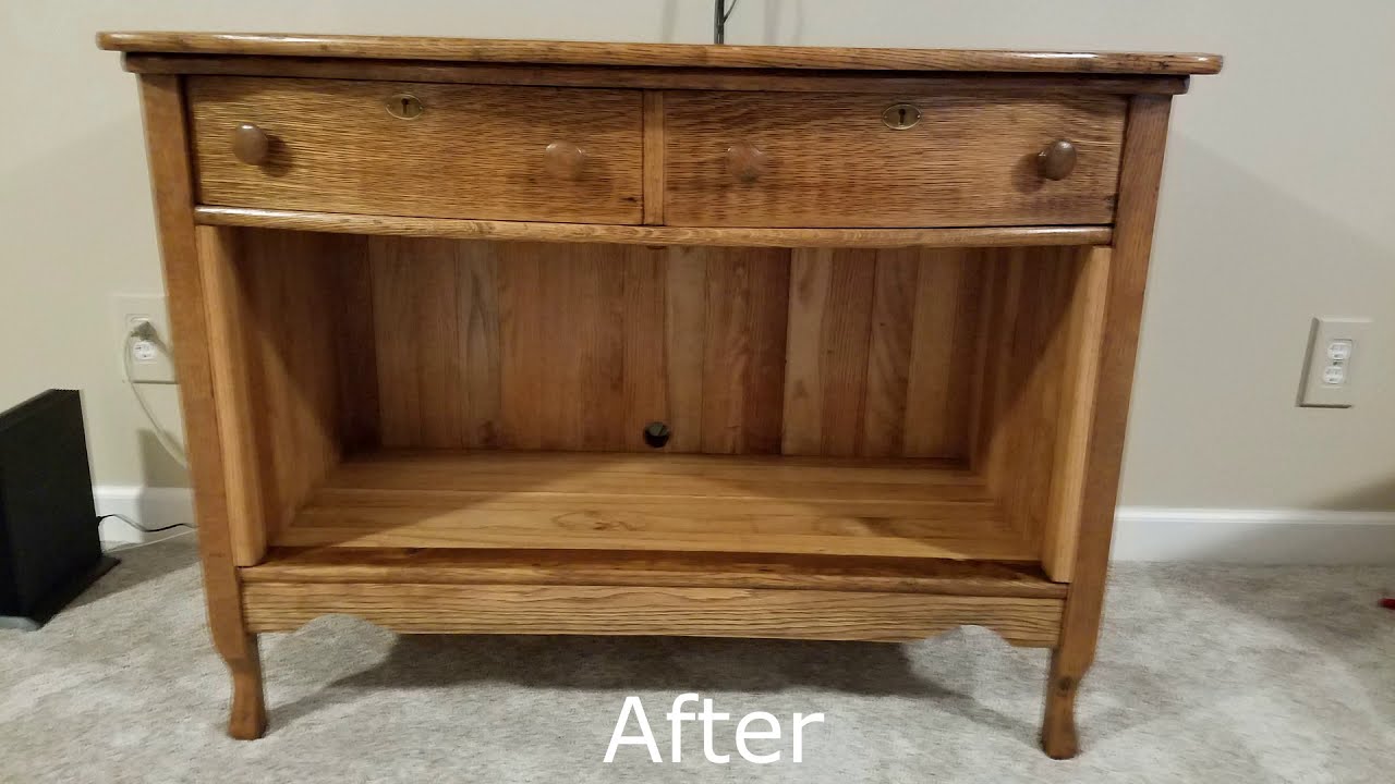 Repurposing an Old Dresser to Create a Unique Piece of Furniture for our Living Room