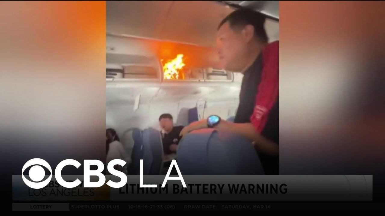 A discussion of air travel and lithium battery warnings