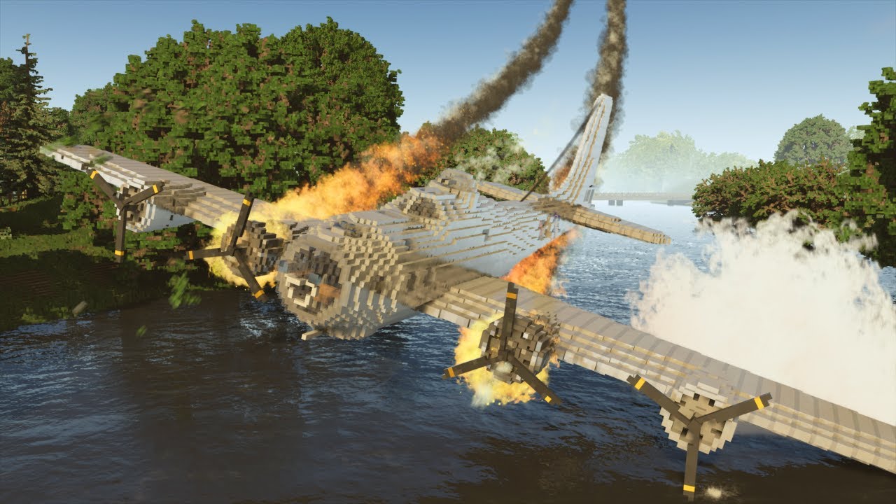 Realistic Plane Crashes and Shootdowns #2 | Teardown