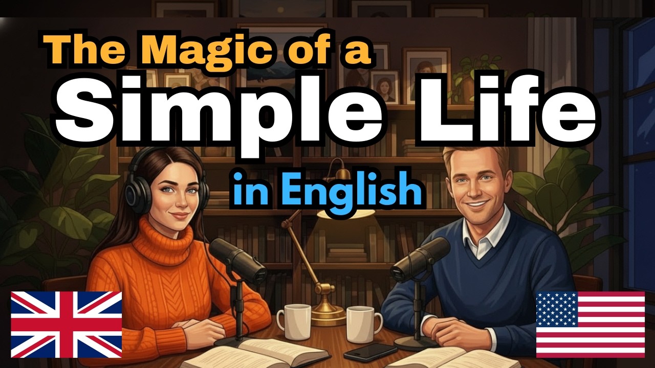 Easy English Conversation Podcast | Less is More: The Magic of a Simple Life