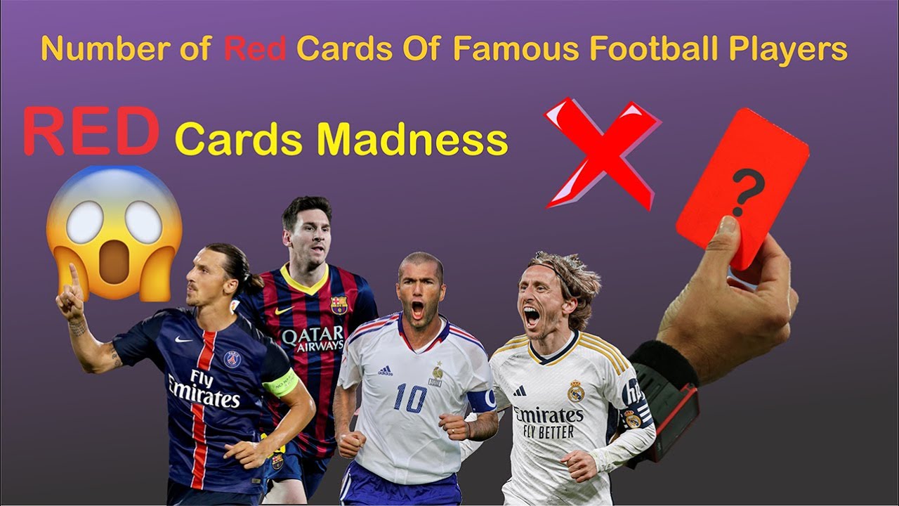 Top 10 Football Legends With Most Red Cards ⚽🚨 | Shocking Moments