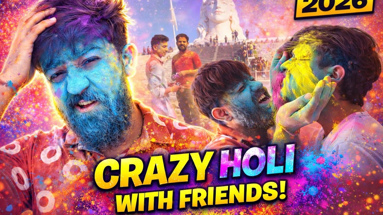 હોળી રમતા ઘર ની હાલત કેવી કરી નાખી 😱😛 || holi celebration 2026 ♥️🤌 || @ChiragSutharvlog 