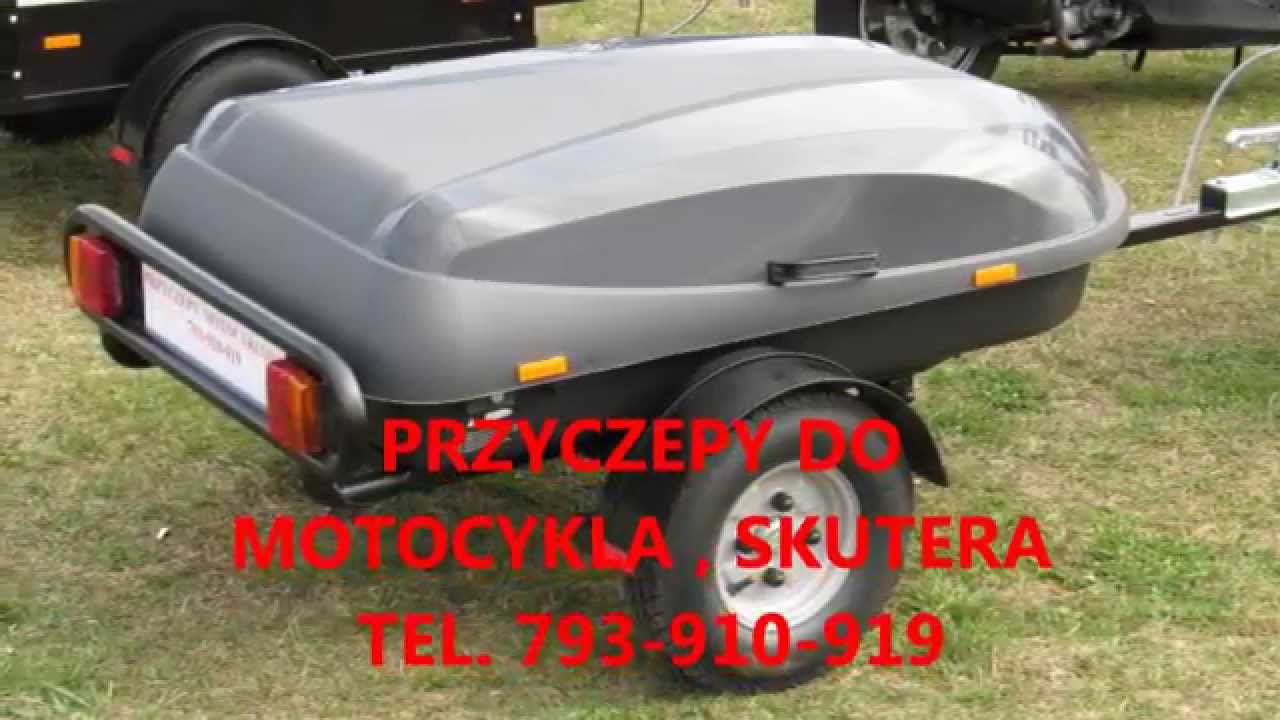 PRZYCZEPY MOTOCYKLOWE SKUTER QUAD