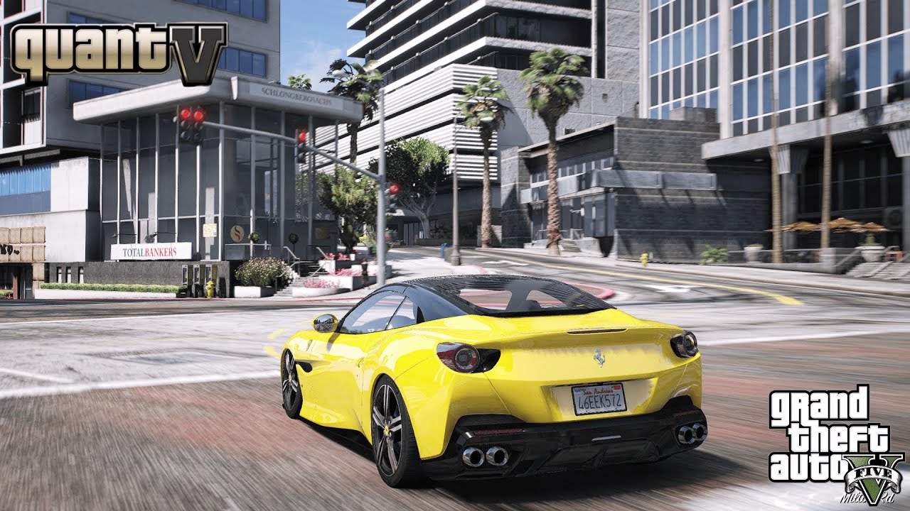 GTA 5 l Ferrari Portofino l Game Play l QuantV Graphics + 100% Motion Blur 2026