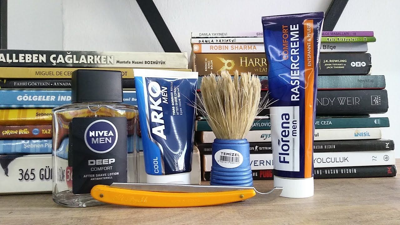 Berberbey Shaving | Florena men Rasiercreme Temizel Shave Brush Nivea Men Deep