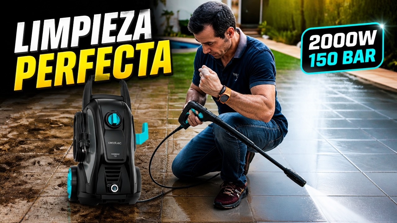 💦Hidrolimpiadora POTENTE Cecotec HydroBoost ✅ Prueba y Opinión