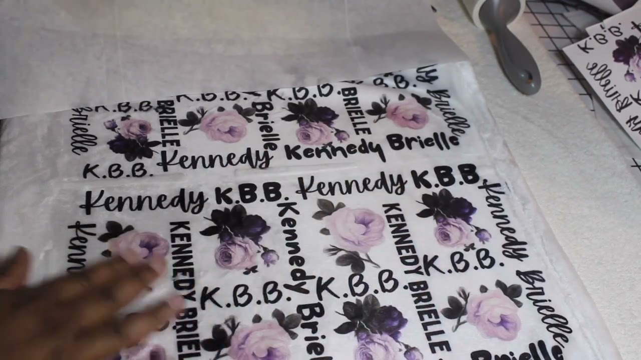 HOW TO MAKE A SUBLIMATION BABY BLANKET TUTORIAL