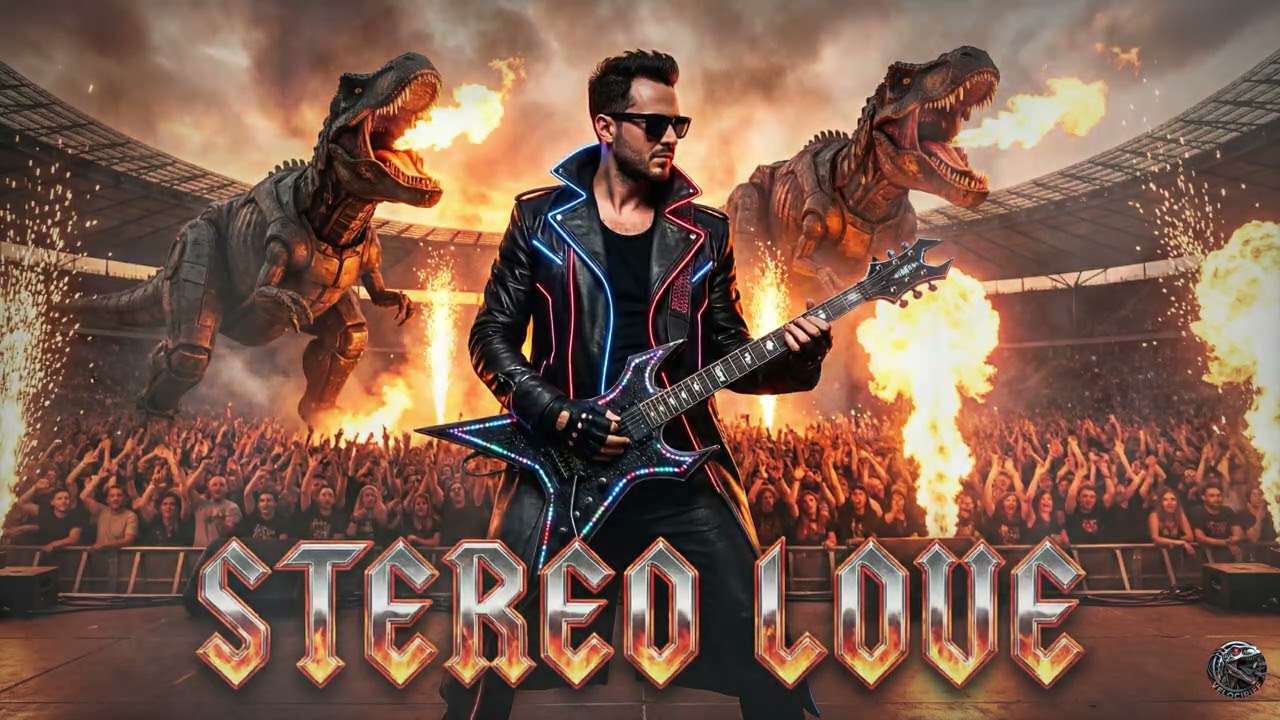 STEREO LOVE - Edward Maya & Vika Jigulina | Dark Cinematic Arena Rock Cover (90s Rock)