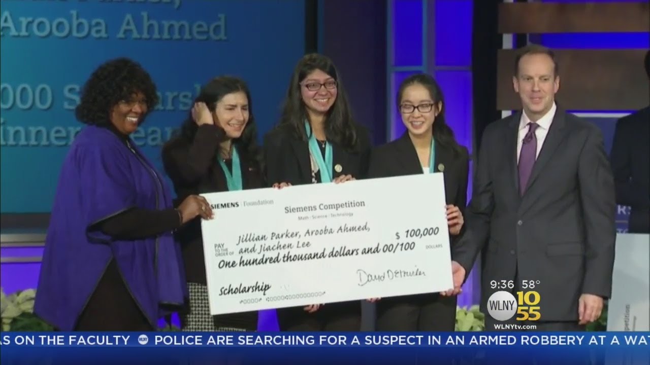 Local High Schoolers Win Top Prize In Prestigious National Science Competition