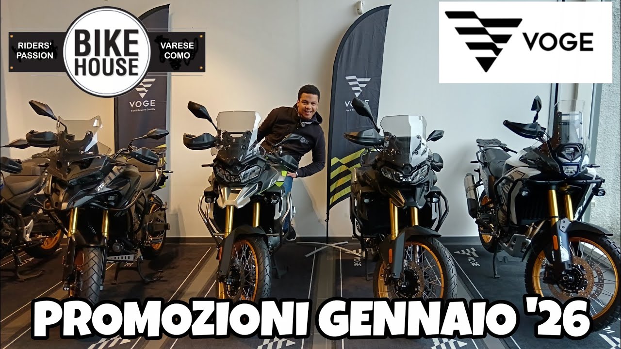 BIKEHOUSE COMO: PROMOZIONI GAMMA VOGE CON DAVIDE.