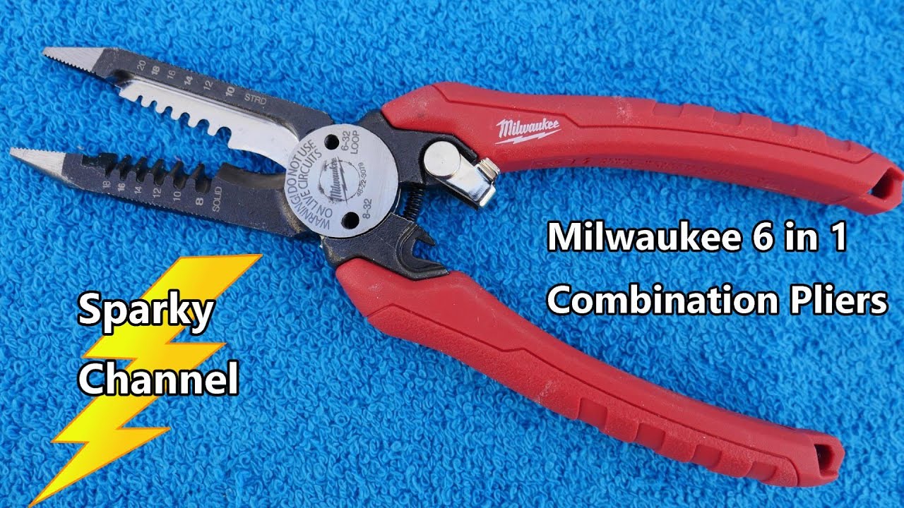 Milwaukee 6 in 1 Pliers Combination Wire Stripper and Long Nose Pliers Review