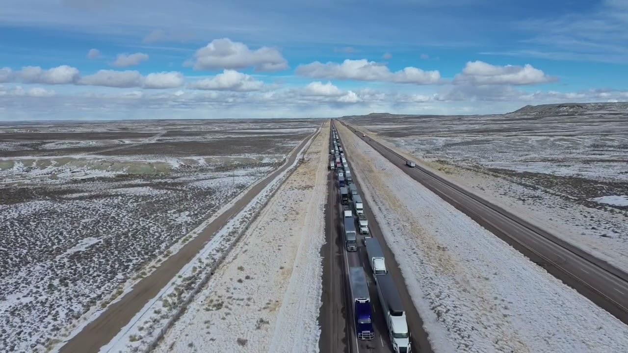 Wyoming i80  #usatr🚛#usatruckers #truckdriver #i80 #winter 