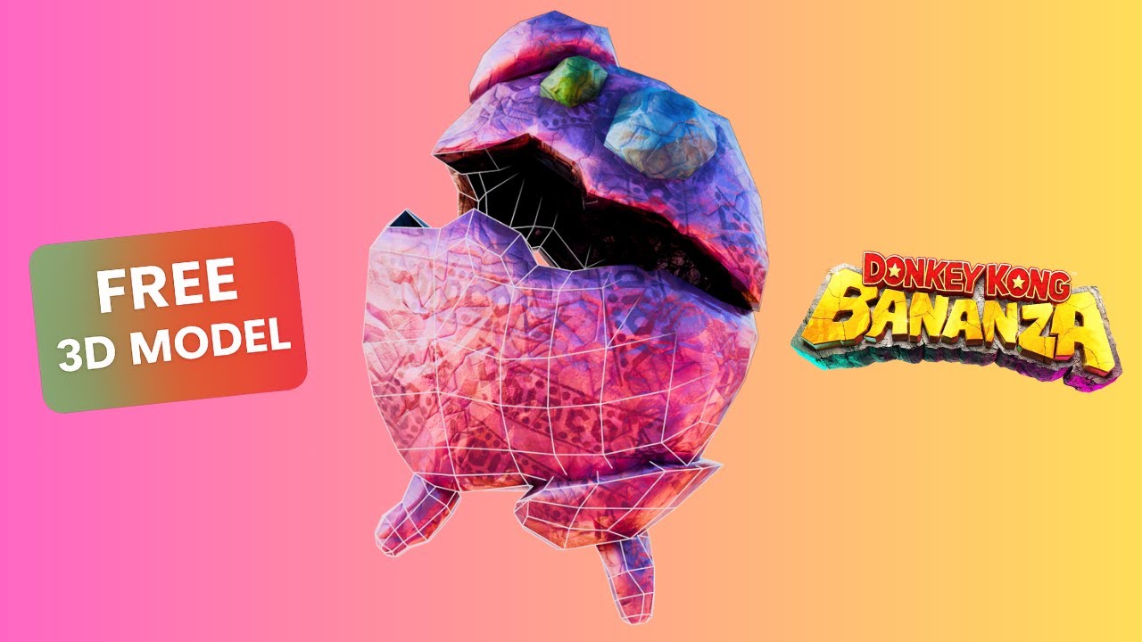 3D Model Release | DK Bananza Odd Rock