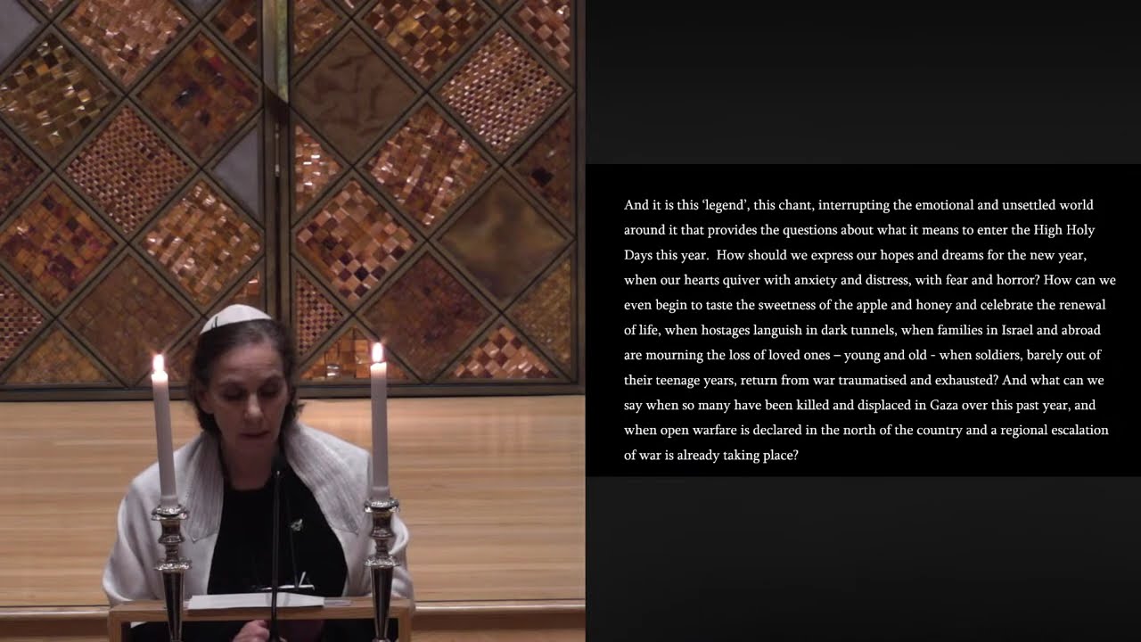 Rabbi Alexandra Wright - Rosh Hashanah Evening Service2024/5785