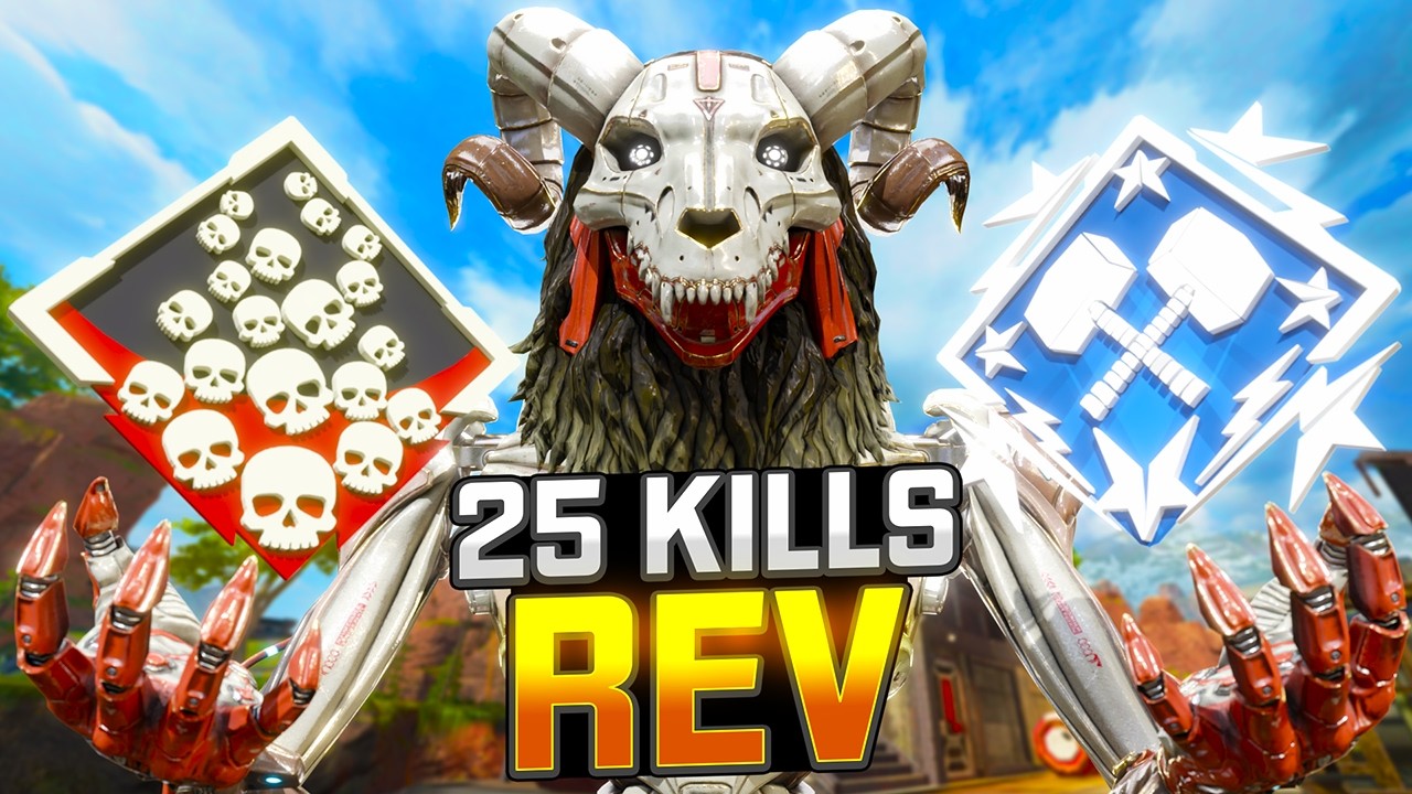 AMAZING Revenant 25 KILLS and 5K Damage Apex Legends