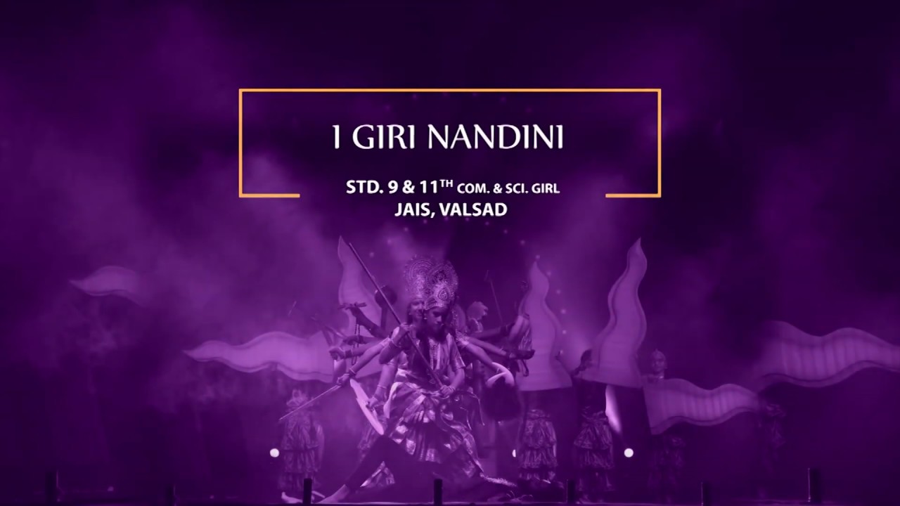 I GIRI NANDANI song on Urja Annual function 2017-18 at Jay Ambe International School-Valsad