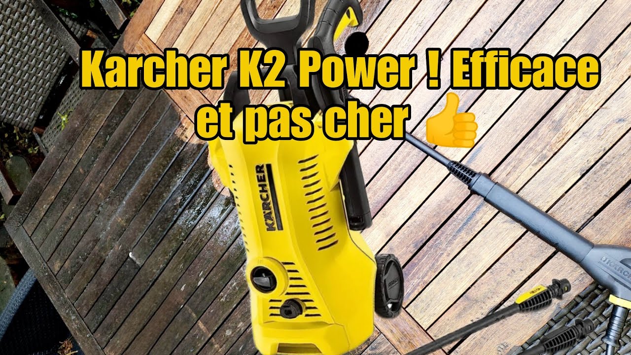 Test : Karcher K2 Power nettoyeur haute pression super puissant!  👍☑️
