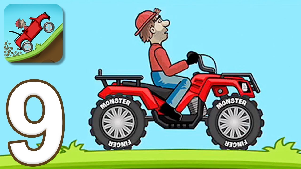 Hill Climb Racing - Gameplay Walkthrough Part 9 - Quad Bike (iOS, Android)