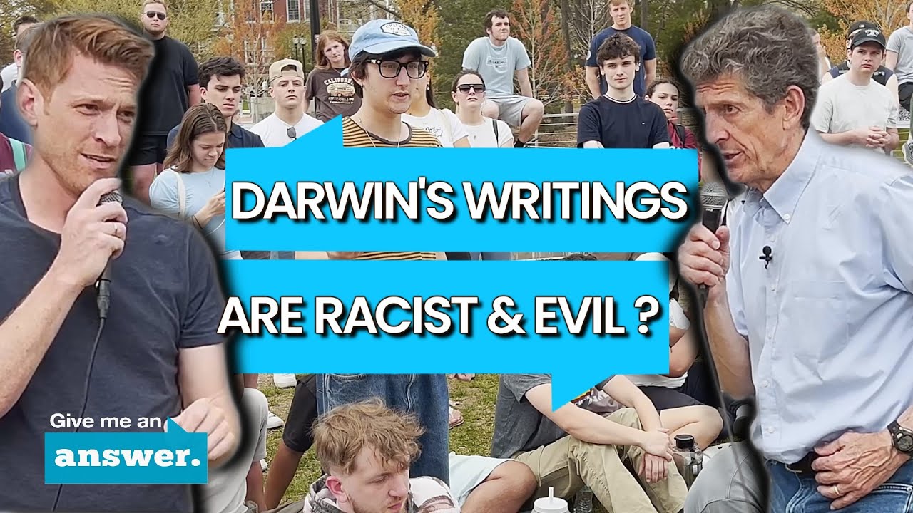 Stuart & Cliffe Knechtle | UMass | Are Darwin's Writings Racist And Evil? | Give Me An Answer