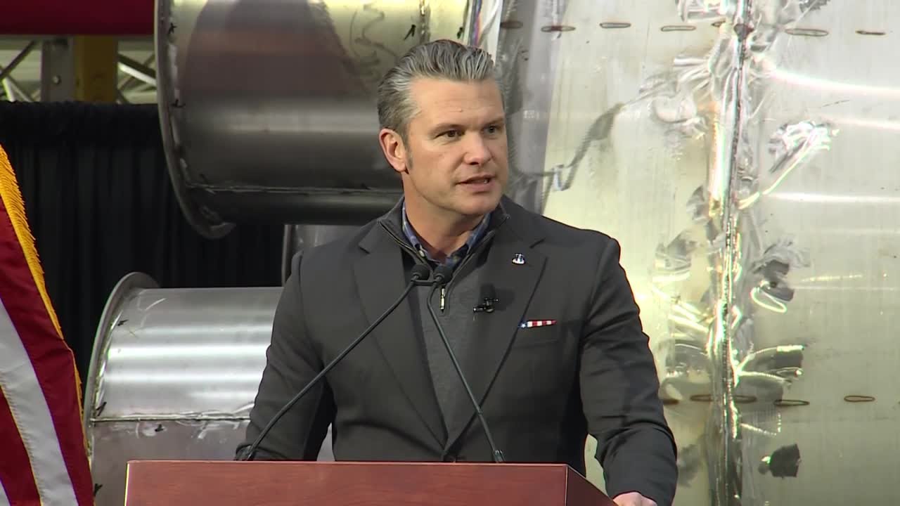Pete Hegseth praises Bath Iron Works, says nobody builds ships better