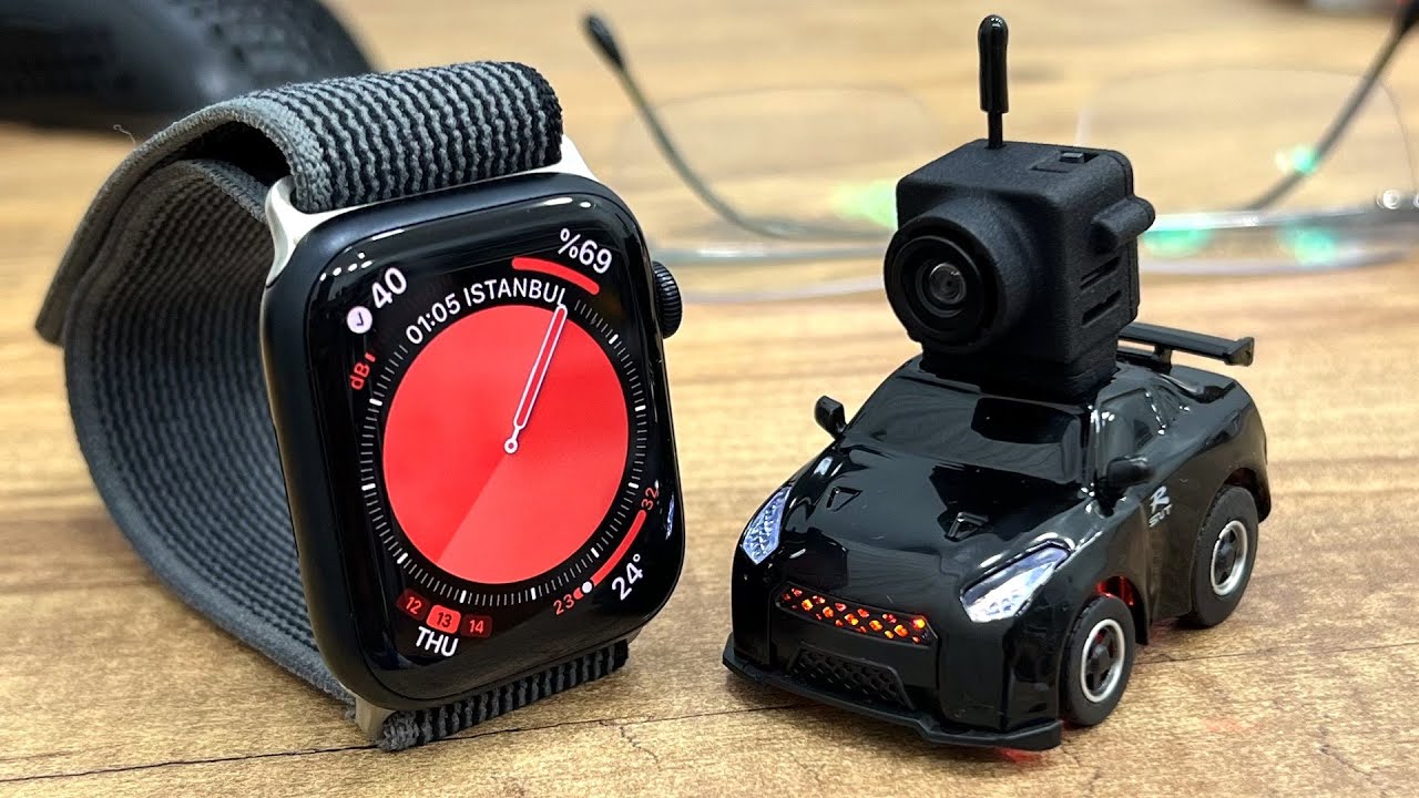 Nissan GTR R35 Black Edition SNT Q25 Micro FPV RC Автомобиль