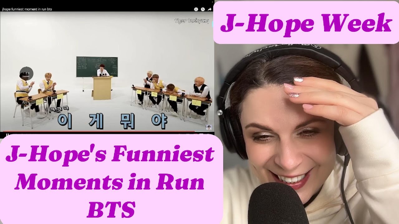 Reacting to J-Hope's Funniest moments in Run BTS
