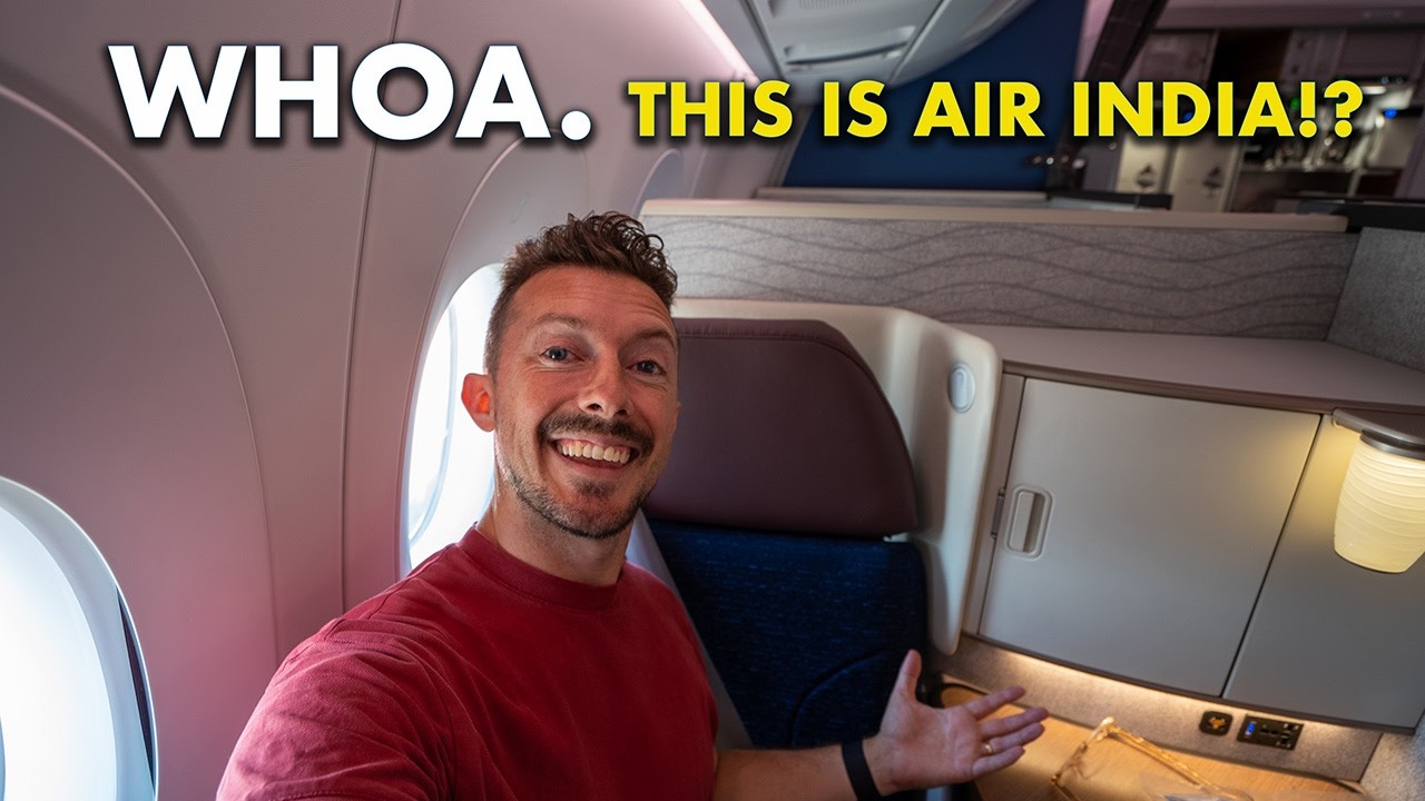 Flying the *gorgeous* Air India A350 | Delhi to Hyderabad