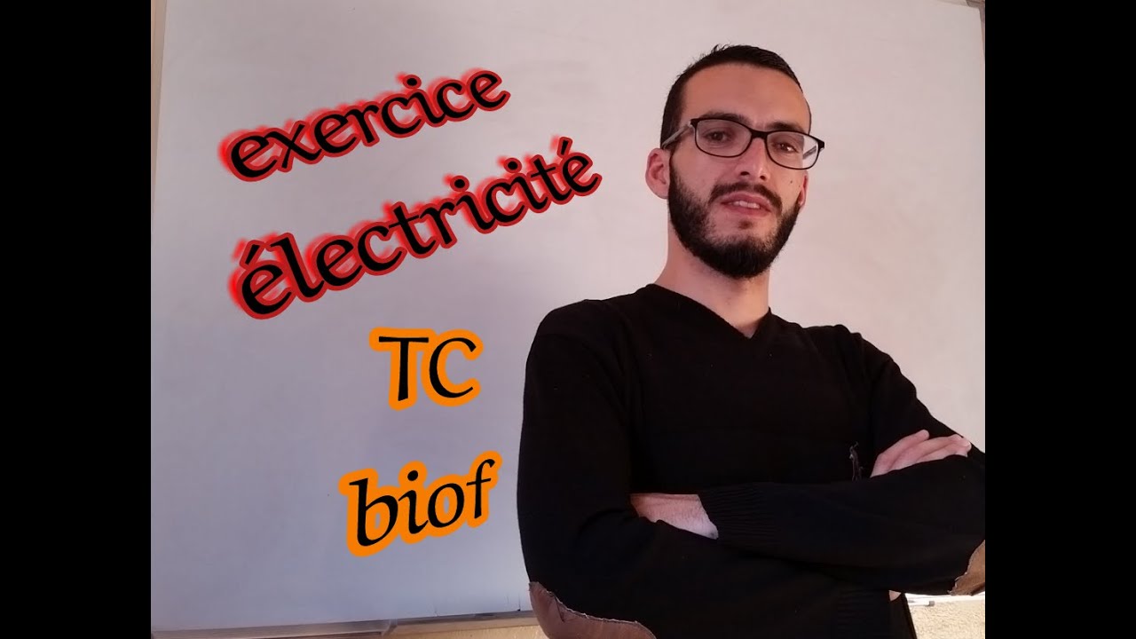 exercice de la tension et l'intensité  électrique  جدع مشترك علوم