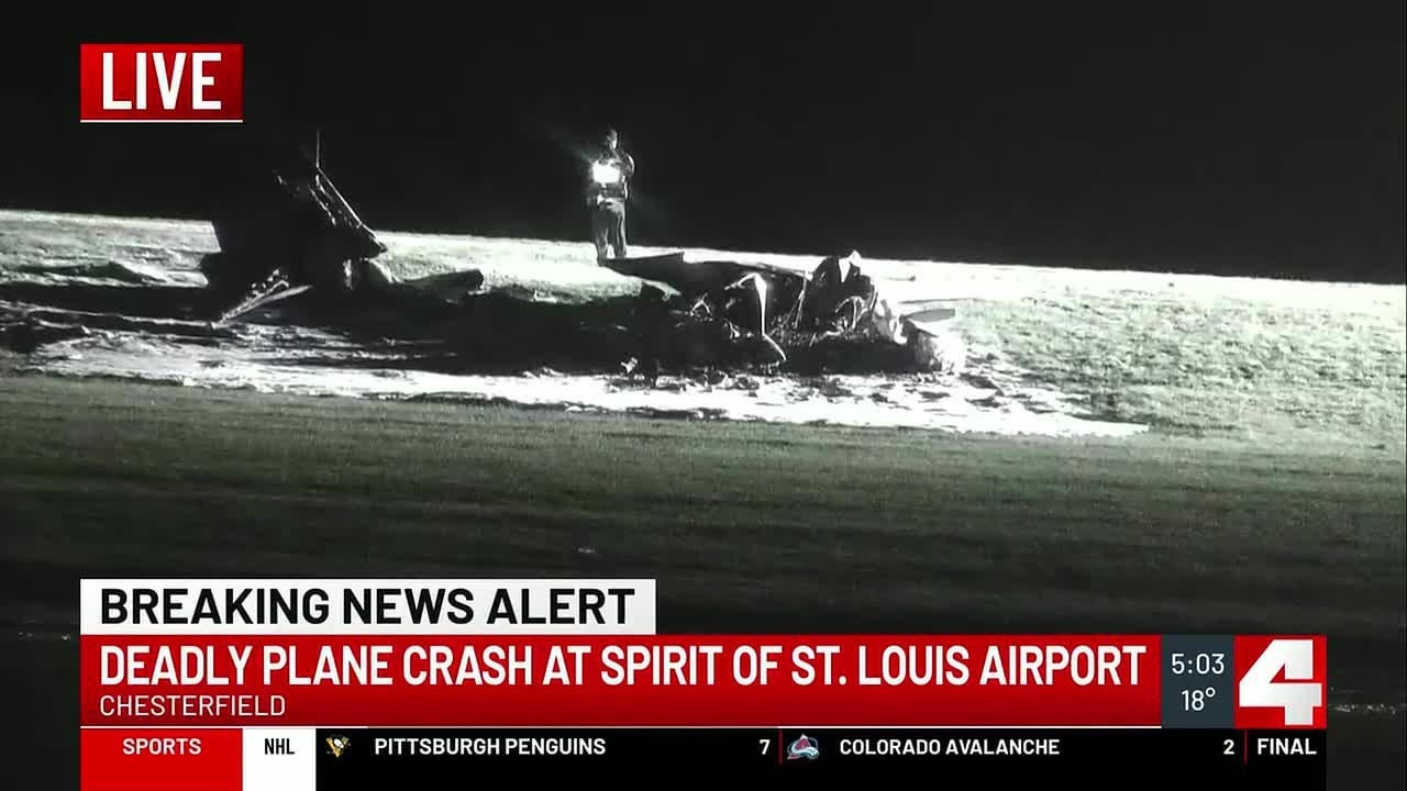 Fatal plane crash at Spirit of St. Louis Airport