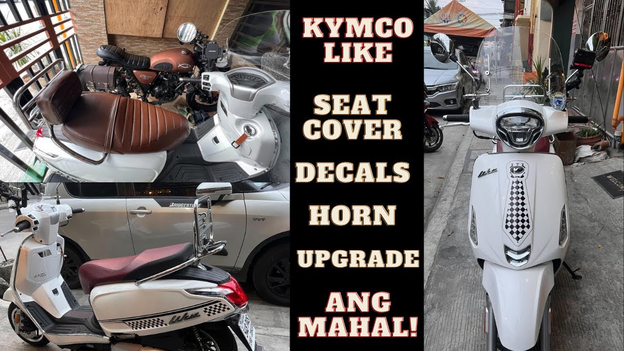 10th Avenue | Kymco Like Mahal na Upgrades (Seat Cover, Decals and Horn)