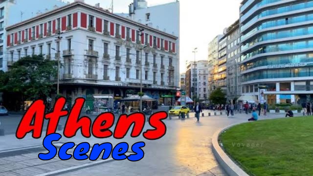 Экскурсия по центральным улицам Афины Греция Плака 2022