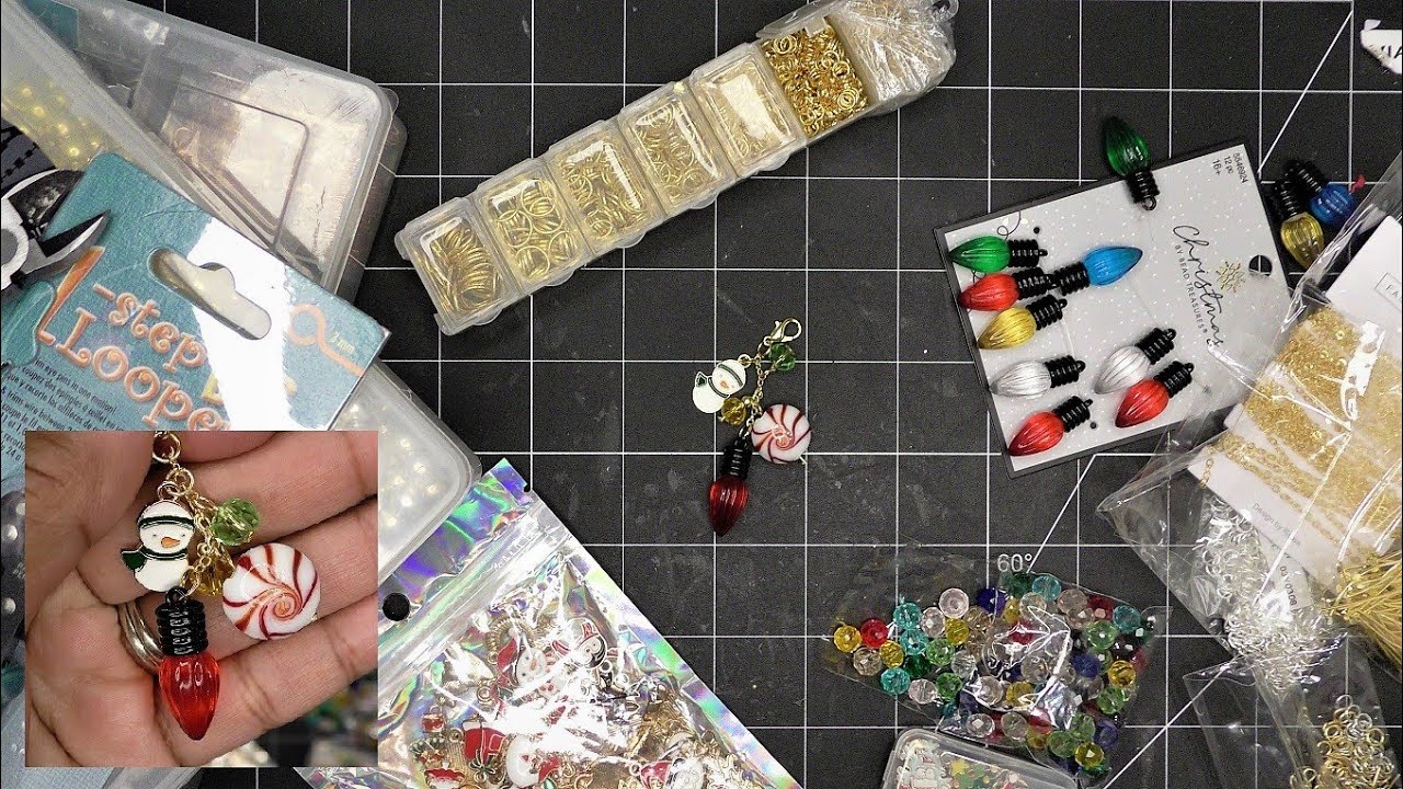 Как сделать простую подвеску из бисера с помощью одношаговых луперов Beadsmith! Просто развлекитесь!